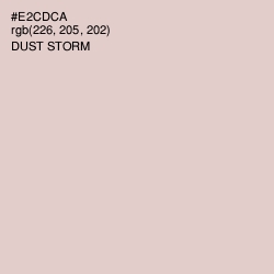 #E2CDCA - Dust Storm Color Image